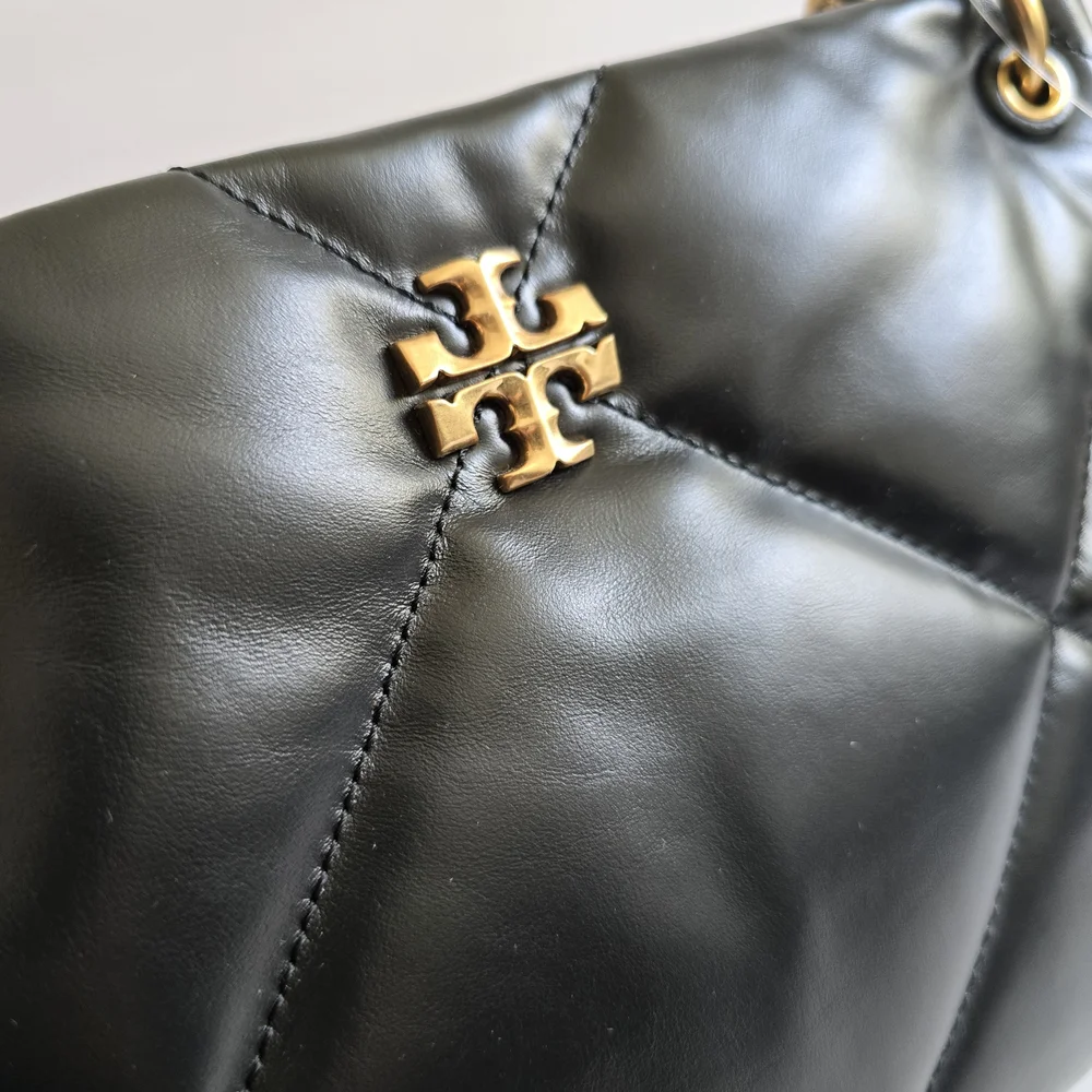 Tory Burch Small Kira Diamond Leather Crossbody Bag Black - Picture 6 of 10